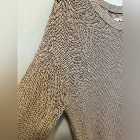 COPY - ARITZIA WILFRED Balsac Silk Cashmere Sweater Tan color M-size - Picture 2 of 8